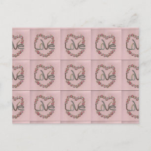 Rosebud Love Postcard