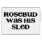 Rosebud Sled