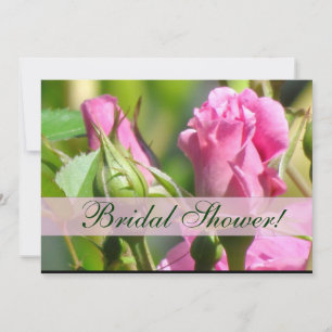 Rosebuds Bridal Shower Invitation