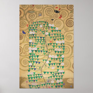 Rosebush — Gustav Klimt, Stoclet Frieze (1910–11) Poster