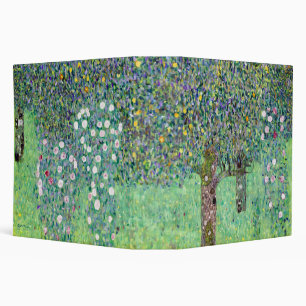 Rosebushes Under The Trees, Gustav Klimt Binder