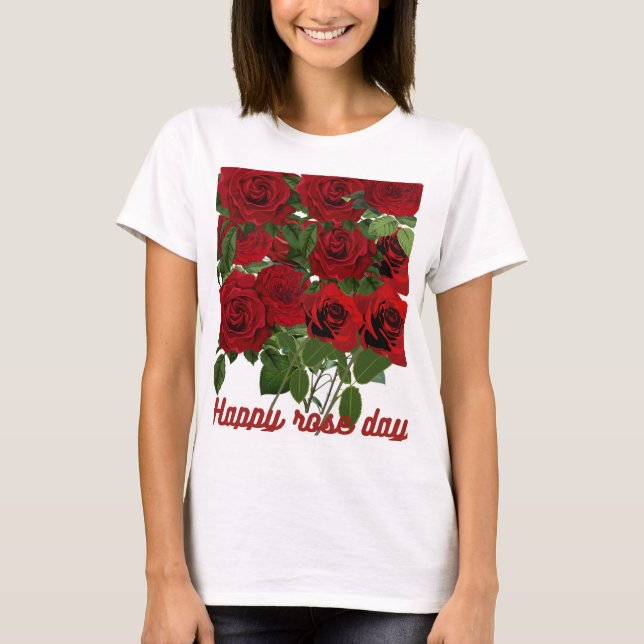 Roseday classic premium customize T-Shirts (Front)