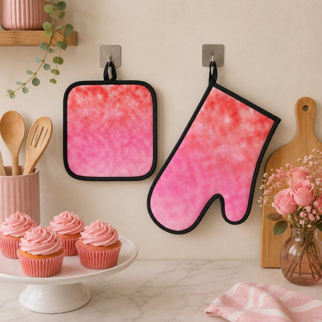 Roseflare Drift Oven Mitt & Pot Holder Set (Creator Uploaded)