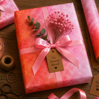 Roseflare Wrapping Paper Sheet