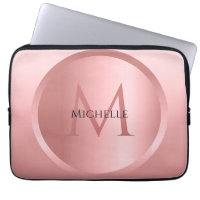 Rosegold Custom Template Elegant Mono gram