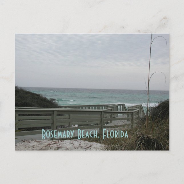 Rosemary Beach Boardwalk Postcard (Front)