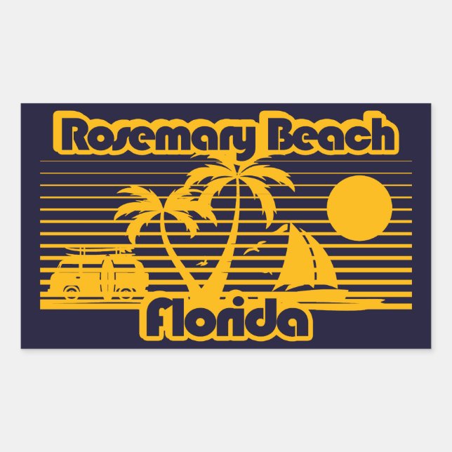 Rosemary Beach Florida Sticker (Front)