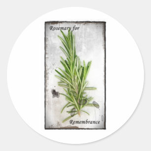Rosemary Classic Round Sticker