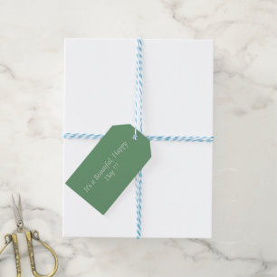 Rosemary Green 699B72 Colour - Custom Message Gift Tags