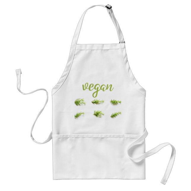 Rosemary Herb Vegan Standard Apron (Front)