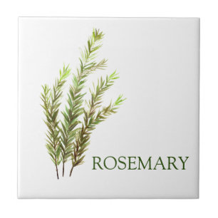 Rosemary Herbs Green Kitchen Vintage Green Tile