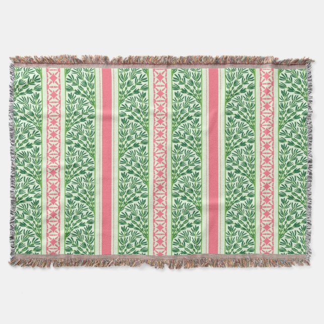Rosemary in the Garden Throw Blanket (Front)