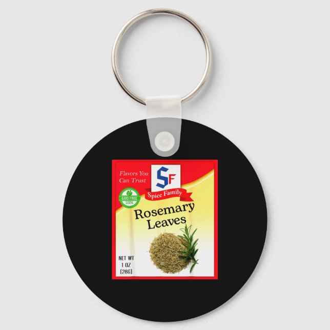 Rosemary Leaves Sce Group Costume Family Matching  Keychain (Front)
