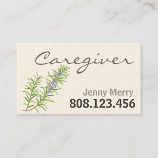Rosemary Sage : Cartes de visite aidants