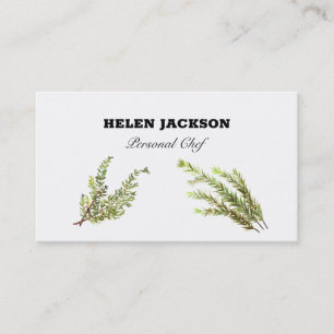 Rosemary Thyme Herbs Business Card