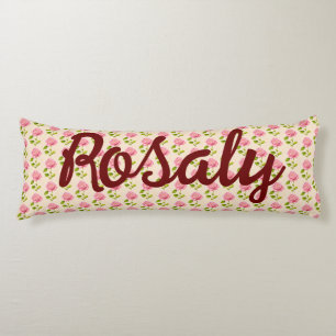 Rosen Muster rosa pink Body Pillow