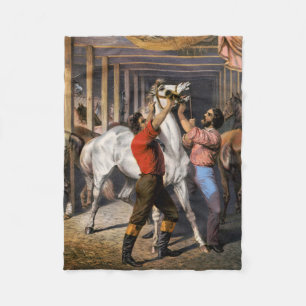 Rosenberg's Great East India Horse Invigorator. Fleece Blanket