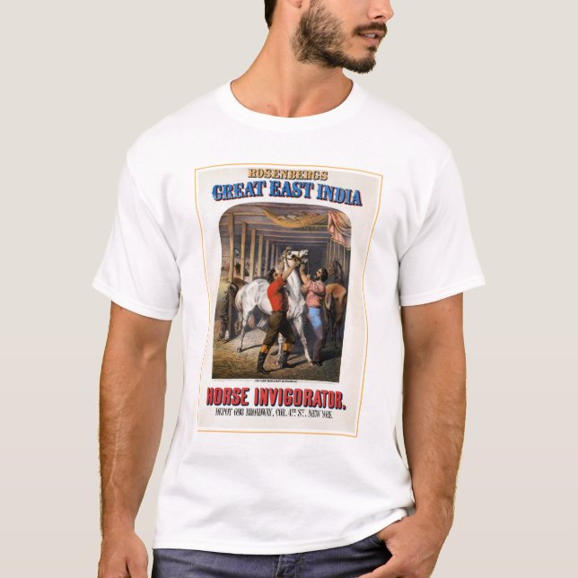 Rosenberg's Great East India Horse Invigorator. T-Shirt (Front)