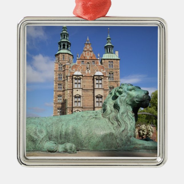 Rosenborg Palace, Copenhagen, Denmark Metal Ornament (Front)