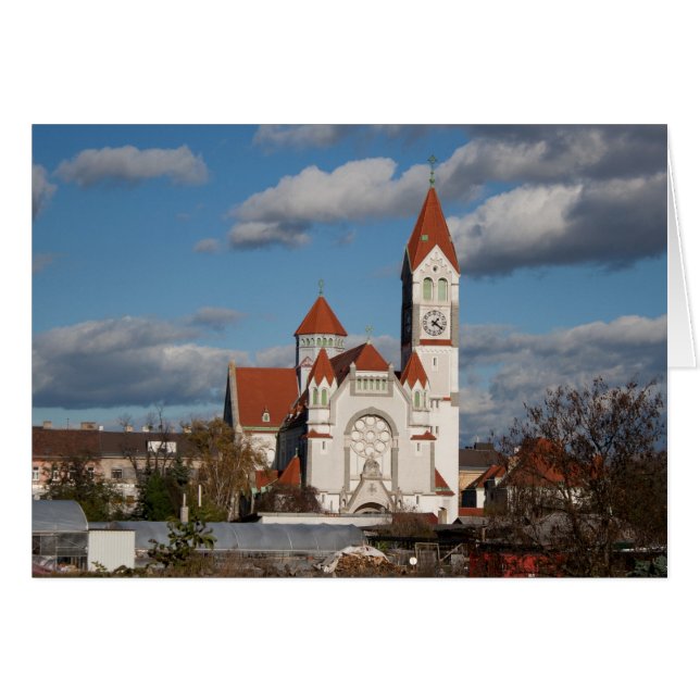 Rosenkranzkirche, Pfarre Hetzendorf (Devant horizontal)