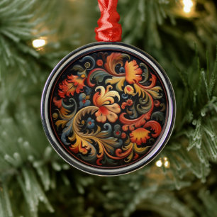 Rosepaint Modern 3 of 6 Metal Ornament