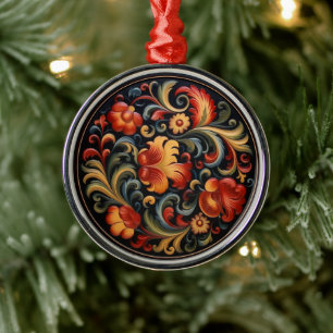 Rosepaint Modern 5 of 6 Metal Ornament