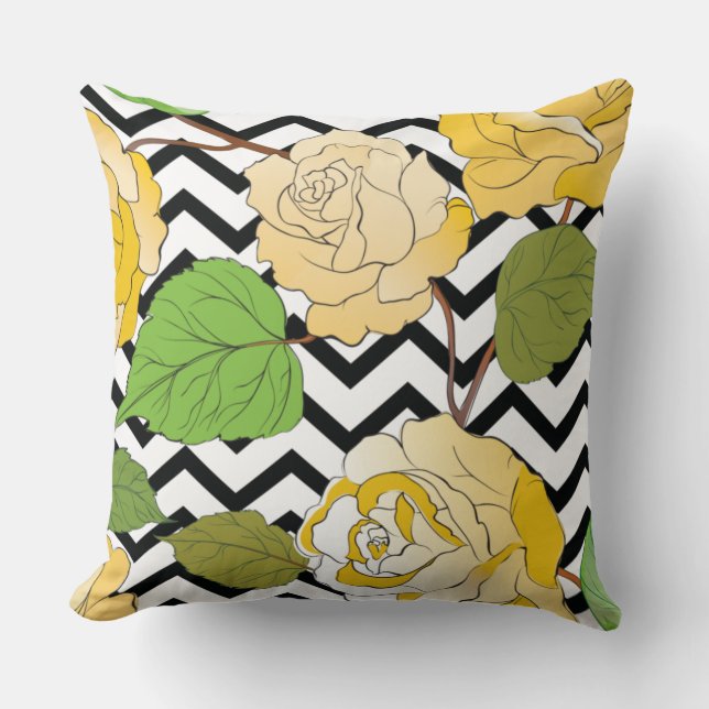 Roses 12 throw pillow (Front)