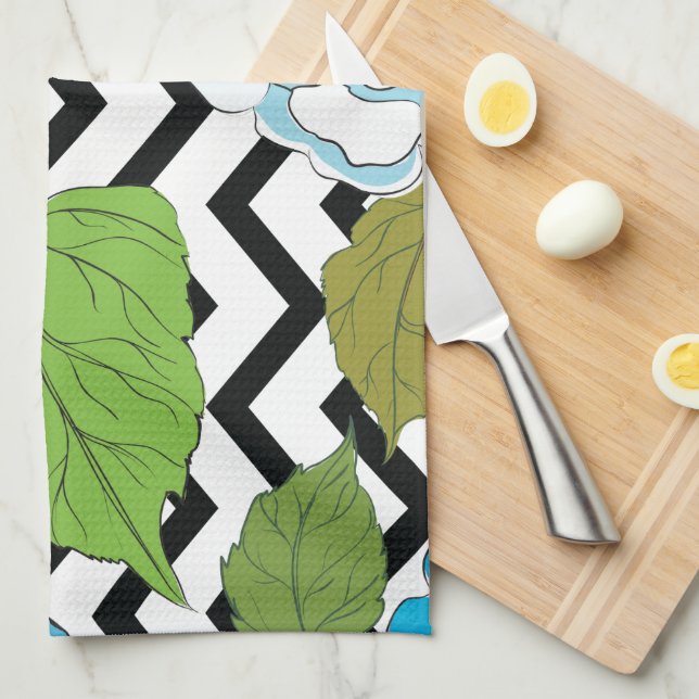 Roses 13 kitchen towel (Quarter Fold)