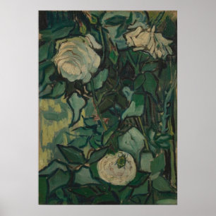 Roses 1889  Vincent van Gogh Poster