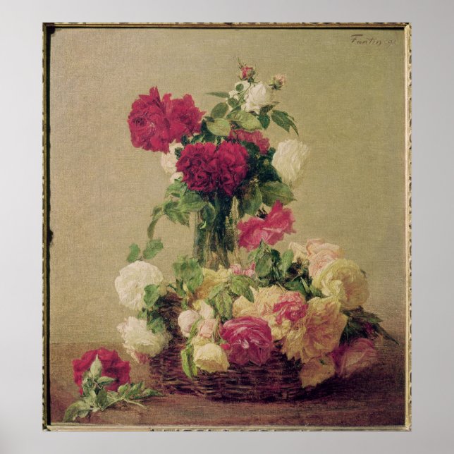 Roses, 1891 poster (Front)