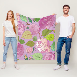 Roses 18 fleece blanket