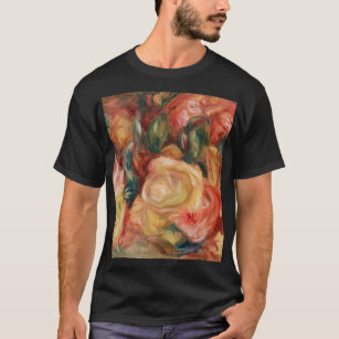 Roses (1912) by Pierre-Auguste Renoir Fine Art T-Shirt