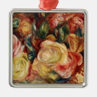 Roses (1912) by Pierre-Auguste Renoir Metal Ornament