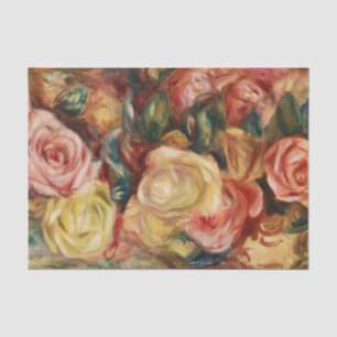 Roses (1912) by Pierre-Auguste Renoir Tissue Paper