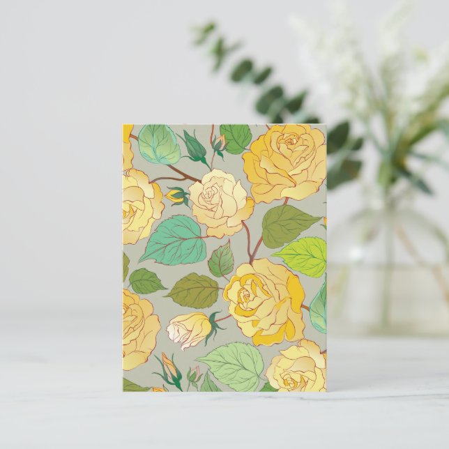 Roses 1 postcard (Standing Front)