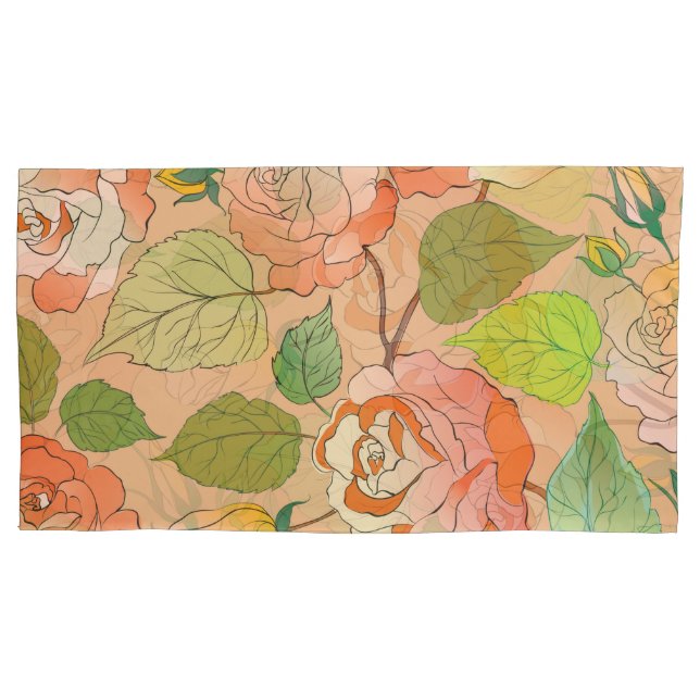 Roses 21 pillowcase (Front)