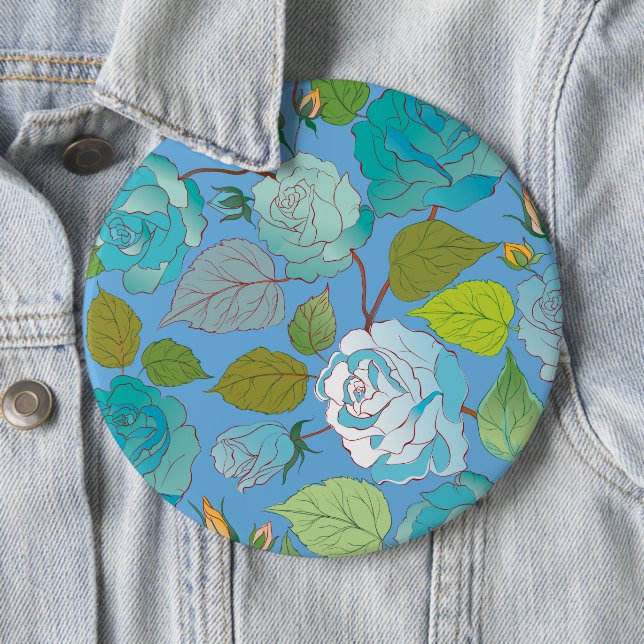 Roses 23 6 inch round button (In Situ)