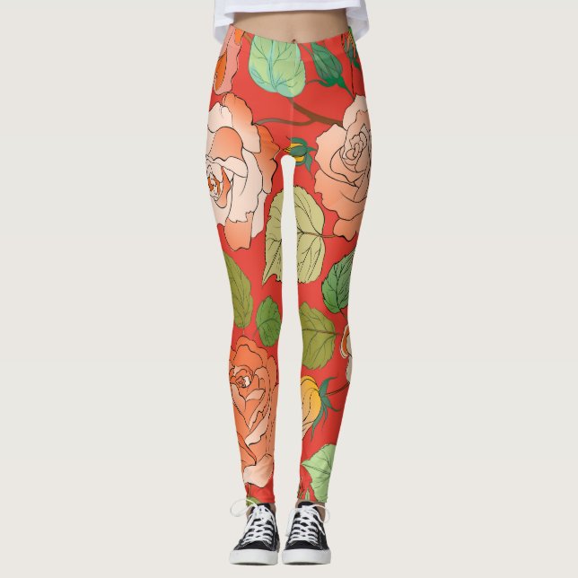 Roses 26 leggings (Front)