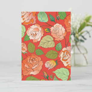 Roses 26 thank you card