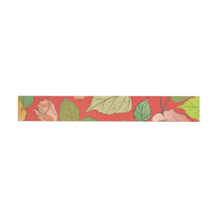 Roses 26 wraparound address label