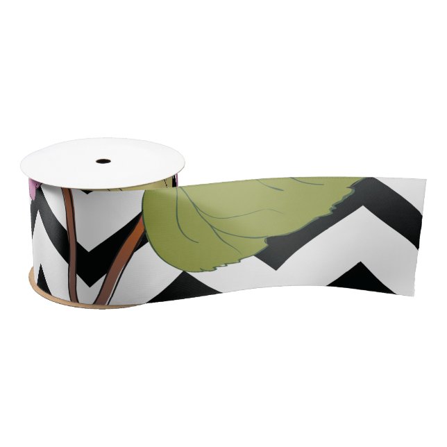 Roses 27 satin ribbon (Spool)