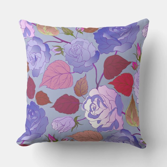 Roses 29 throw pillow (Front)