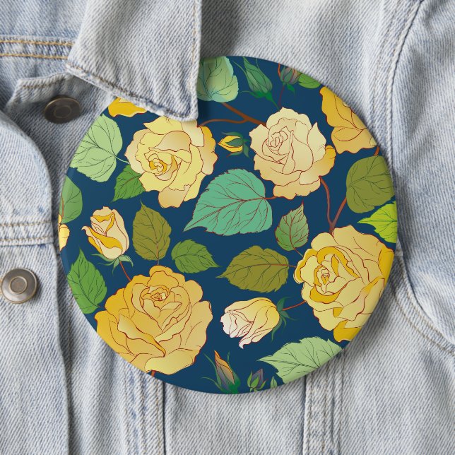 Roses 2 6 inch round button (In Situ)