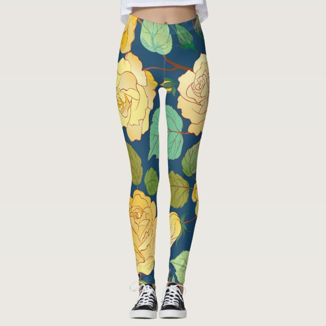 Roses 2 leggings (Front)