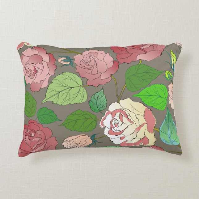 Roses 30 accent pillow (Front)