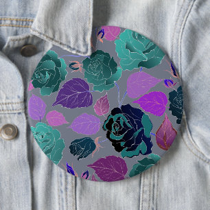 Roses 31 6 inch round button