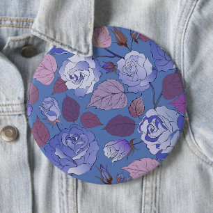 Roses 32 6 inch round button