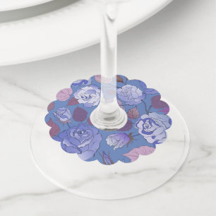 Roses 32 wine glass tag