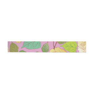 Roses 6 wraparound address label