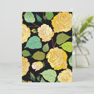 Roses 8 thank you card